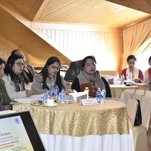 workshop with SCERT Solan for inclusion of Road Safety Curriculum in 11th & 12th Classes 19-12-23.